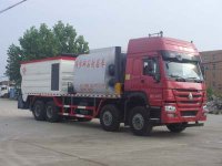 重汽前四后八同步碎石封层车