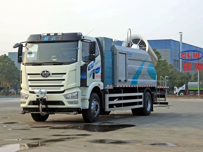 纯电动BEV18吨解放抑尘车